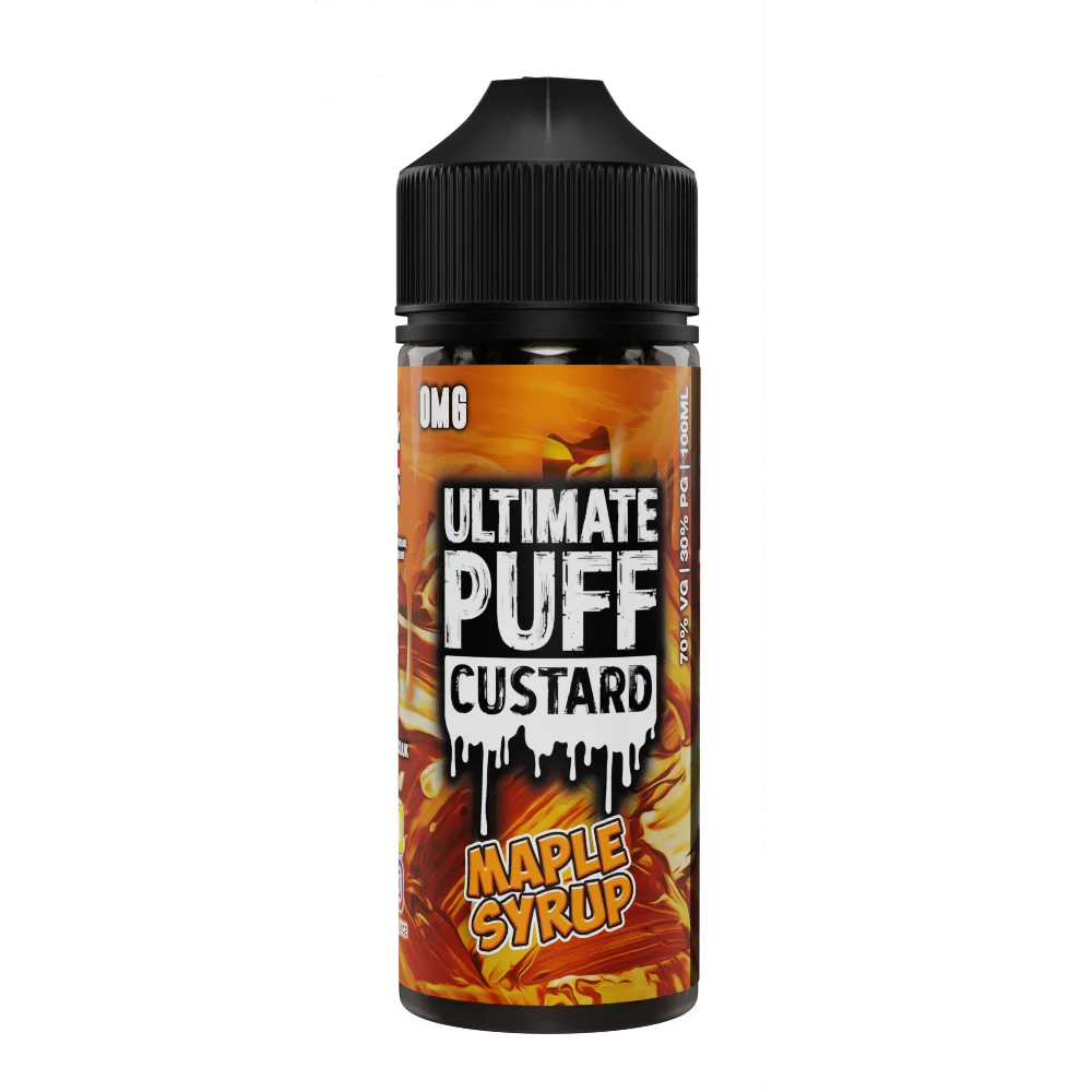 Maple Syrup by Ultimate Puff Custard 100ml Shortfill E Liquid