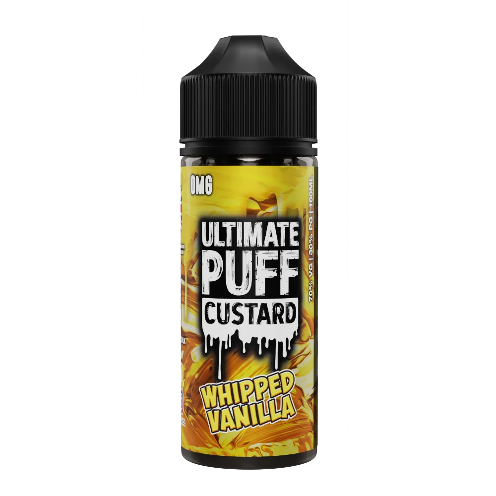 Whipped Vanilla by Ultimate Puff Custard 100ml Shortfill E Liquid