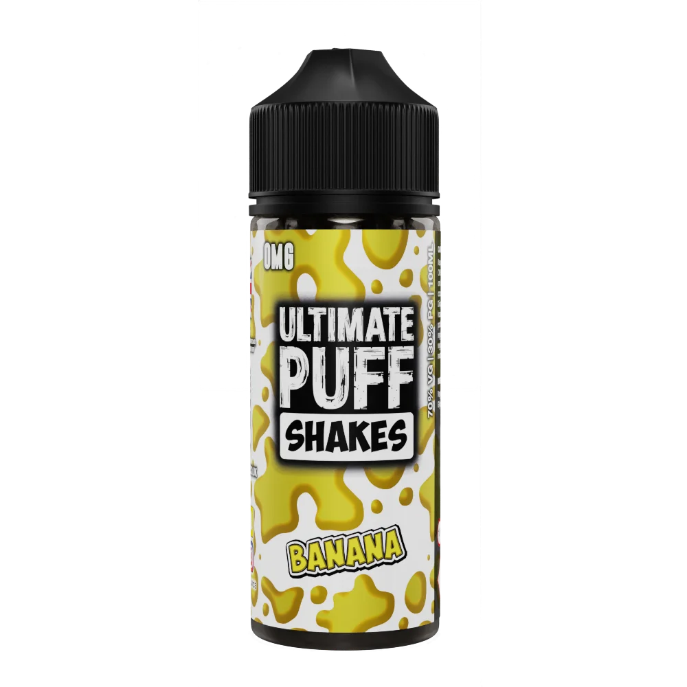 Banana by Ultimate Puff Shakes 100ml Shortfill E Liquid