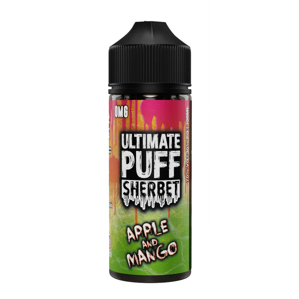 Apple & Mango by Ultimate Puff Sherbet 100ml Shortfill E Liquid