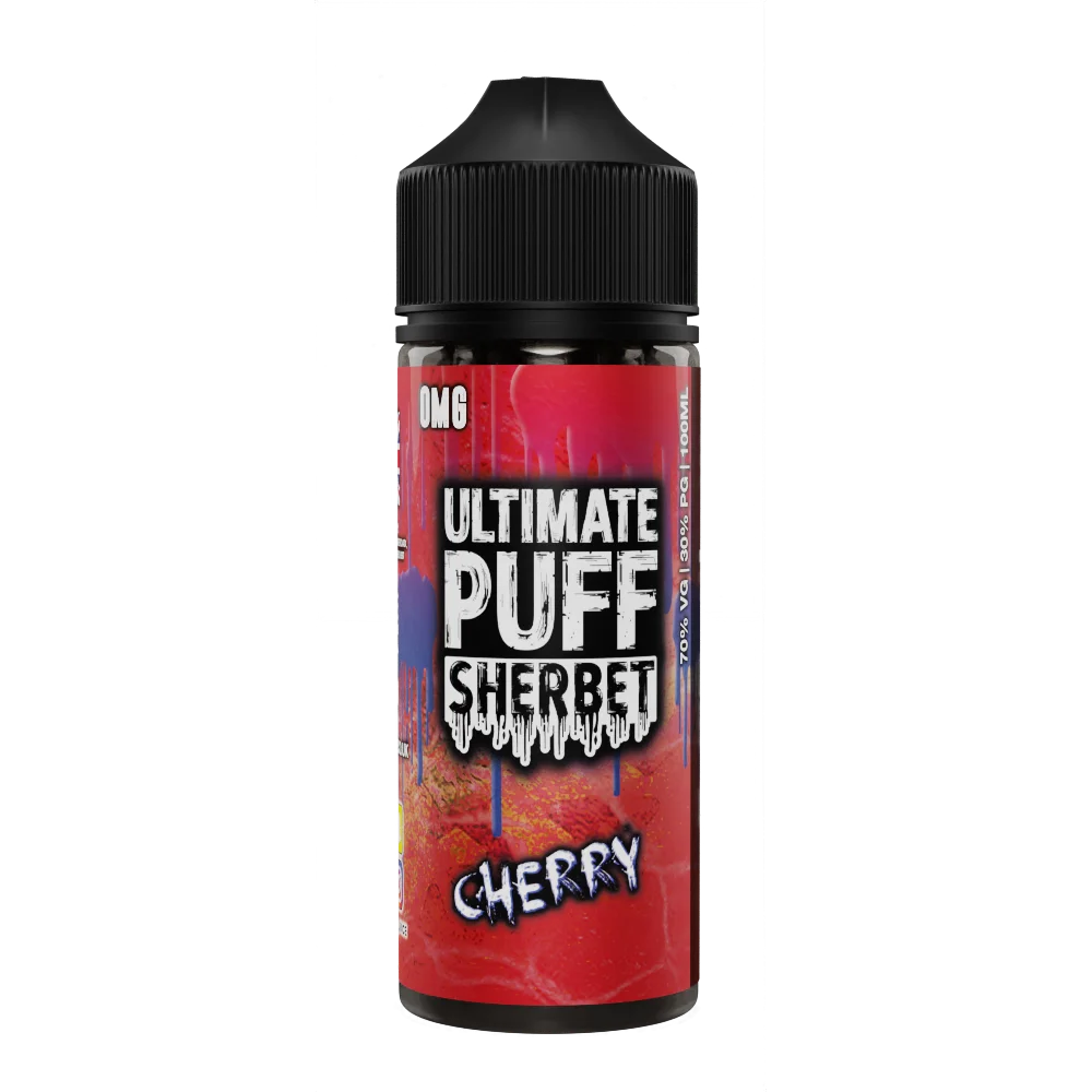 Cherry by Ultimate Puff Sherbet 100ml Shortfill E Liquid