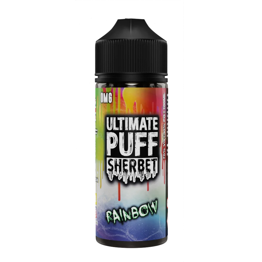 Rainbow by Ultimate Puff Sherbet 100ml Shortfill E Liquid