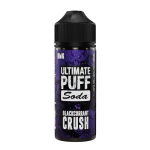 Blackcurrant Crush by Ultimate Puff Soda 100ml Shortfill E Liquid