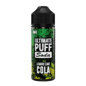 Lemon & Lime Cola by Ultimate Puff Soda 100ml Shortfill E Liquid