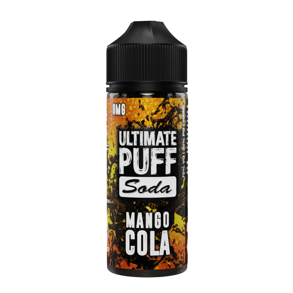 Mango Cola by Ultimate Puff Soda 100ml Shortfill E Liquid