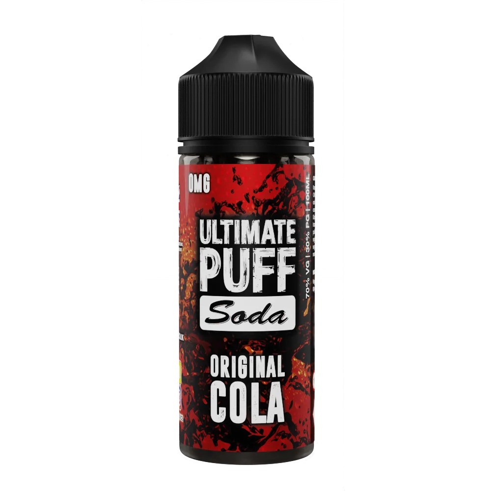 Original Cola by Ultimate Puff Soda 100ml Shortfill E Liquid