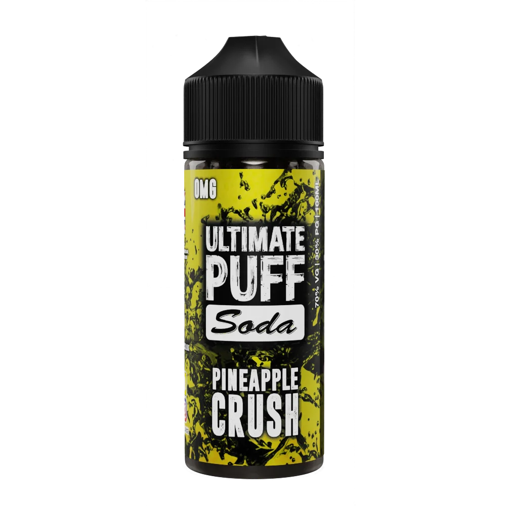 Pineapple Crush by Ultimate Puff Soda 100ml Shortfill E Liquid