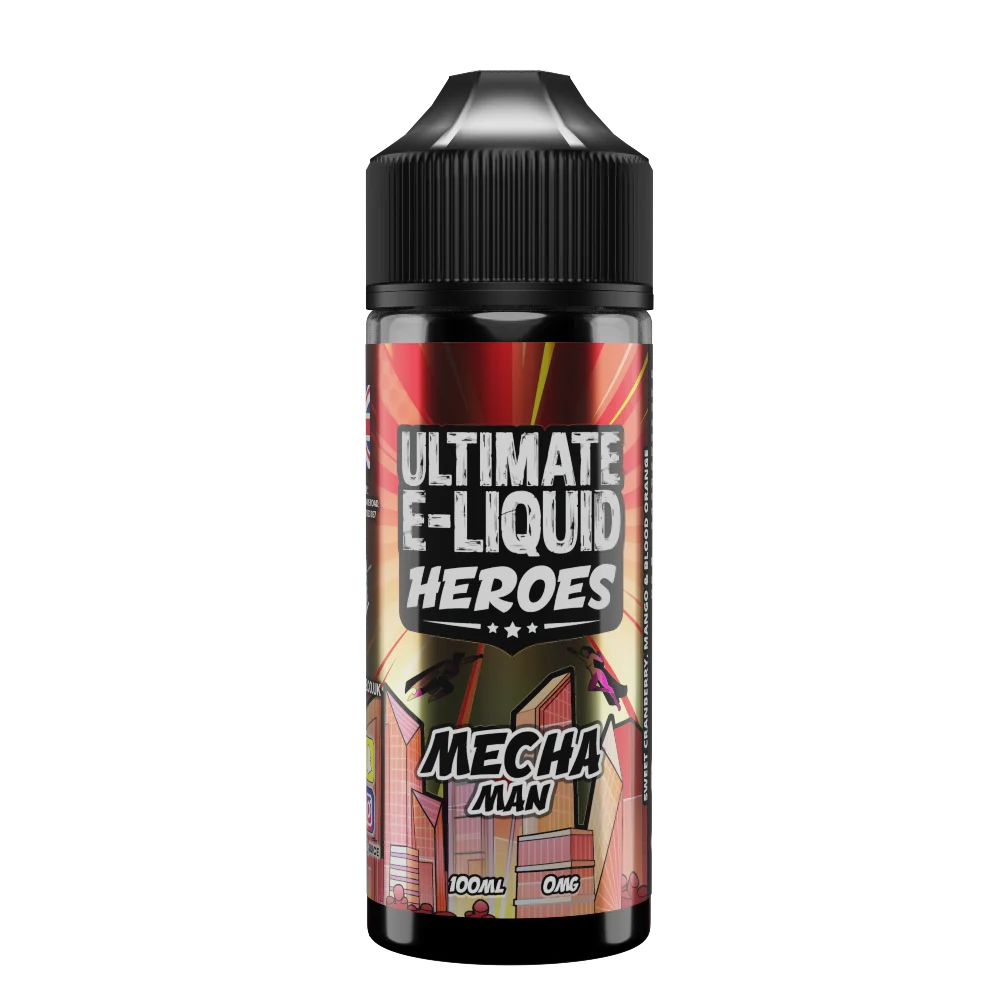 Mecha Man by Ultimate E-liquid Heroes 100ml Shortfill