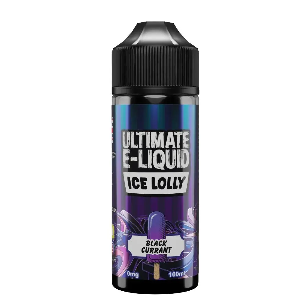 Ultimate E-liquid Ice Lolly Blackcurrant 100ml Shortfill 