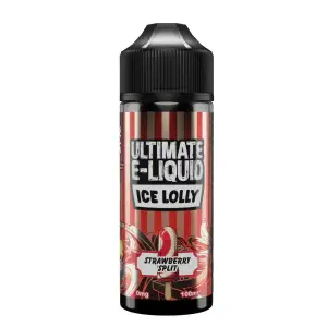 Strawberry Split Ultimate E-liquid Ice Lolly 100ml Shortfill 