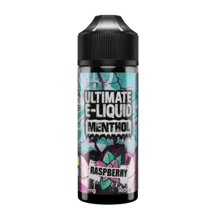 Raspberry by Ultimate E-liquid Menthol 100ml Shortfill