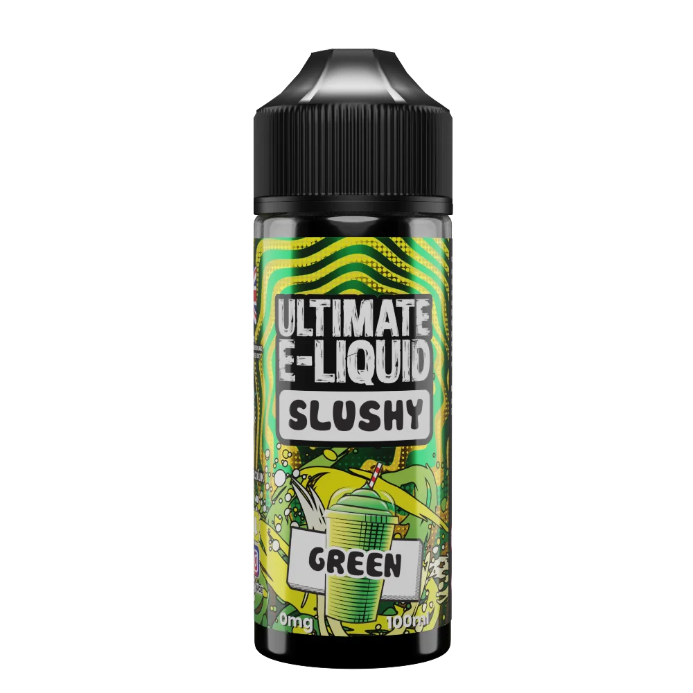 Green by Ultimate E-liquid Slushy 100ml Shortfill