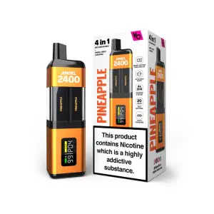 Angel 2400 Rechargeable Disposable Vape by Vapes Bars 20mg | Pineapple