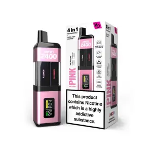 Angel 2400 Rechargeable Disposable Vape by Vapes Bars 20mg | Pink Edition