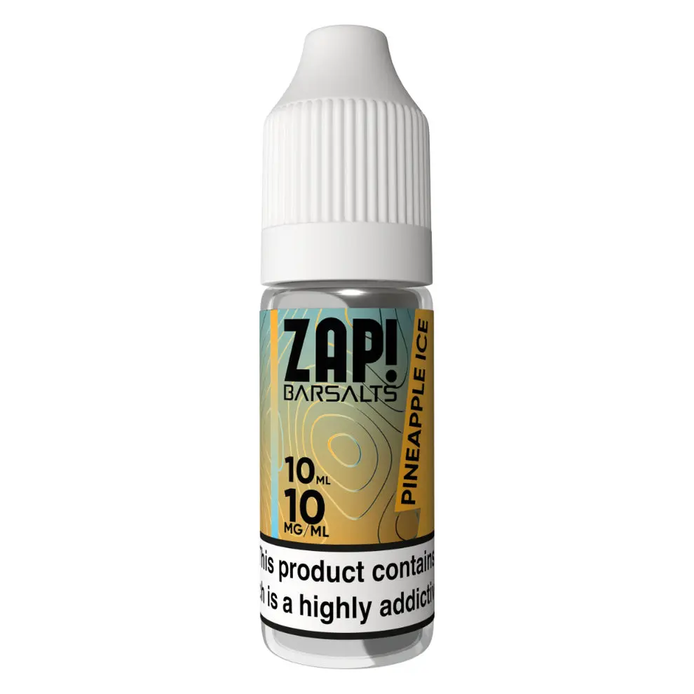 Pineapple Ice Nic Salt E-Liquid by Zap Bar Salts 