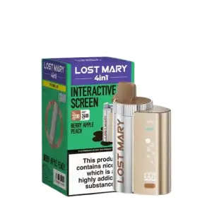 Berry Apple Peach Lost Mary 4 in 1 3200 Puffs Disposable Vape Kit 