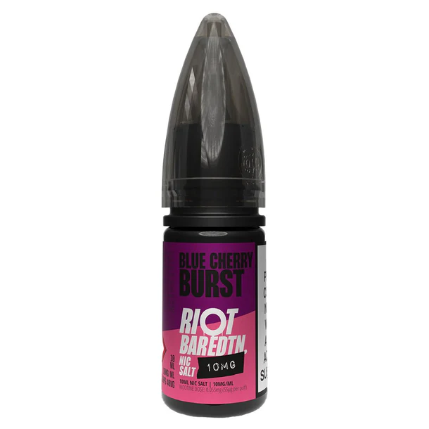 Blue Cherry Burst Bar EDTN By Riot Squad Nic Salt E-Liquid 10ml