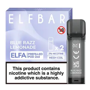 Blue Razz Lemonade Elfa Pod By Elfbar 