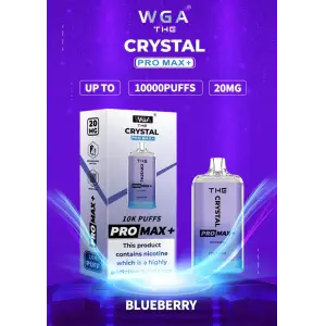 Blueberry Ice Pop by WGA Crystal Pro Max Plus 10000 Disposable Vape