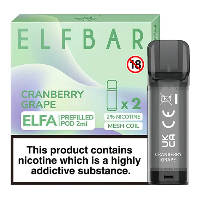 Cranberry Grape Elfa Pod By Elfbar 