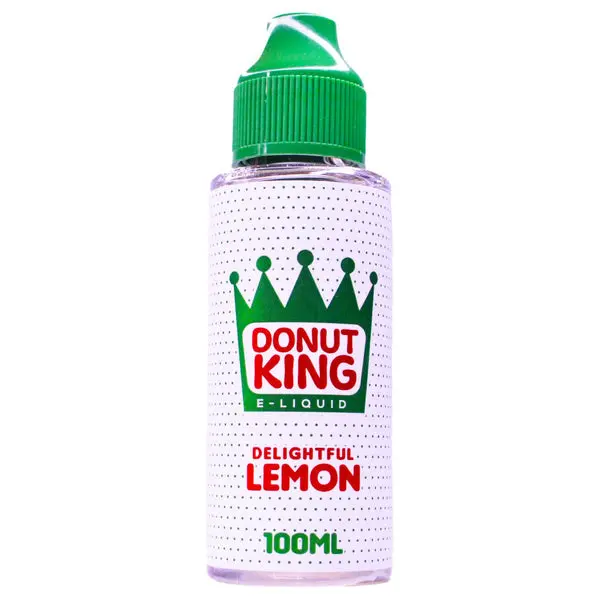 Delightful Lemon by Donut King 100ml Shortfill E-liquid 