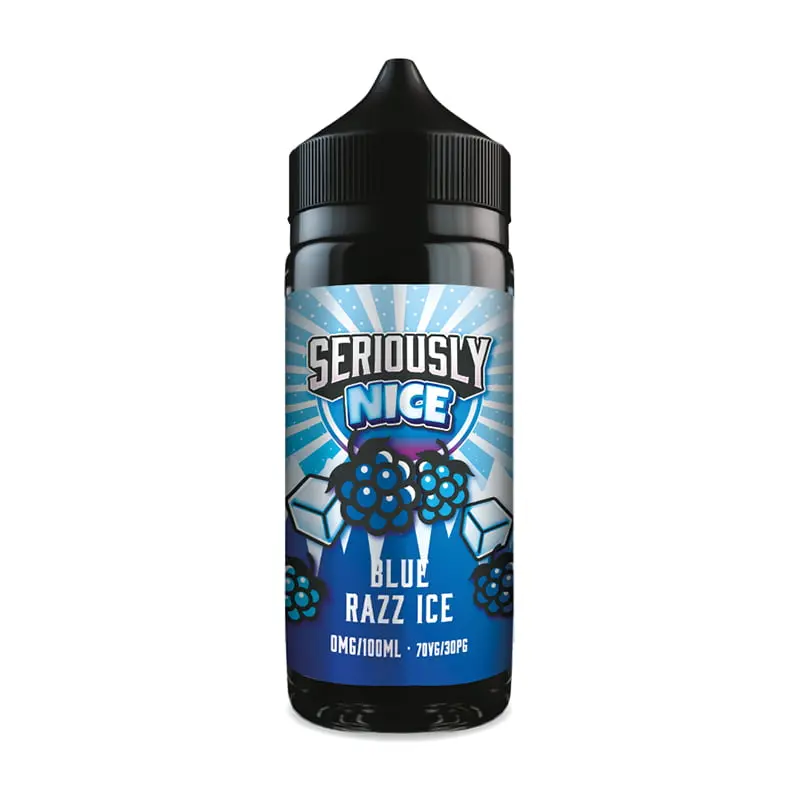 Seriously Nice 100ml Shortfill E-liquid - Blue Razz Ice