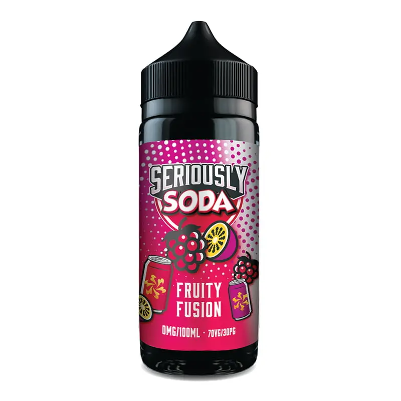 Fruity Fusion by Seriously Soda 100ml Shortfill E-liquid 