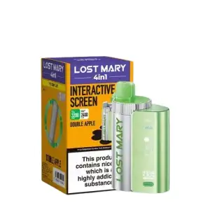 Double Apple Lost Mary 4 in 1 3200 Puffs Disposable Vape Kit 