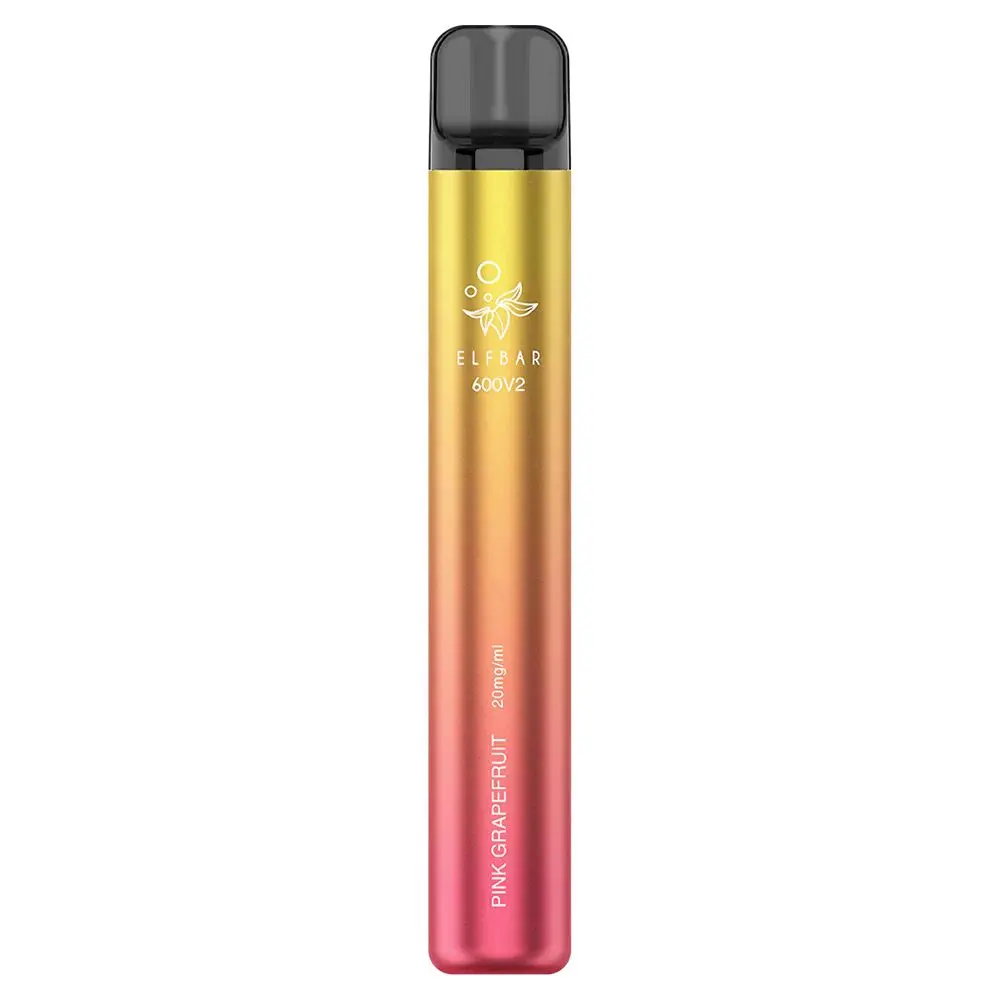 Pink Grapefruit ElfBar V2 600 Disposable Vape (Version 2) 