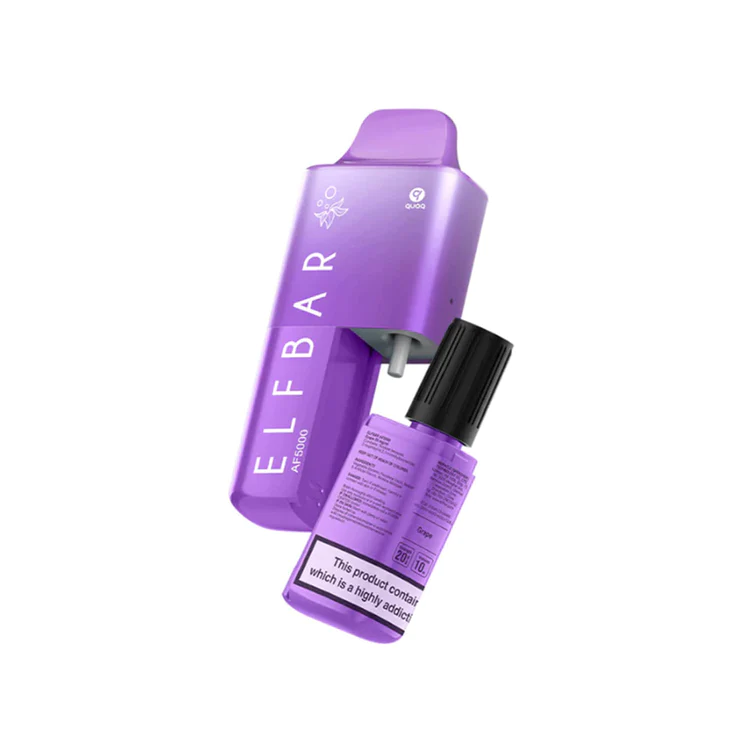 Grape | Elf Bar Af5000 Disposable Vape Kit 20mg