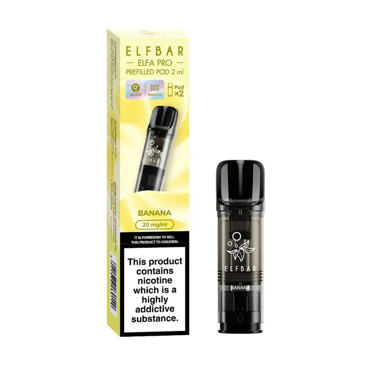 Banana Ice by Elfa Pro Prefilled Pods by Elfbar