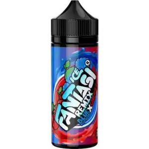 Blue Raspberry X Cherry Ice Nic Salt E-liquid by Fantasi Remix 100ml Shortfill 