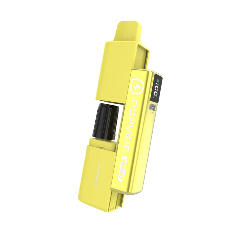 Banana Ice Geekvape Popvibe V5000 Disposable Pod Vape Kit 