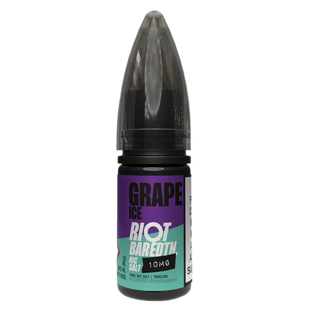 Grape Ice Bar EDTN By Riot Squad Nic Salt E-Liquid 10ml