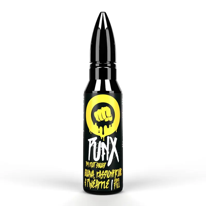 Guava Passionfruit & Pineapple Punx By Riot Shortfill E-liquid 50ml