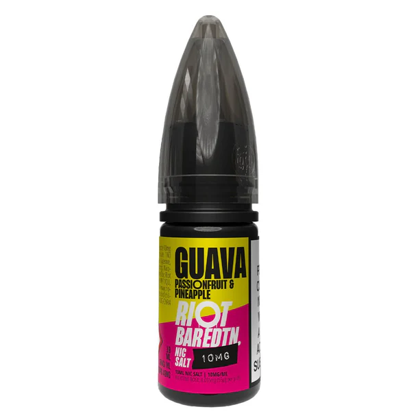 Guava Passionfruit & Pineapple Bar EDTN By Riot Squad Nic Salt E-Liquid 10ml