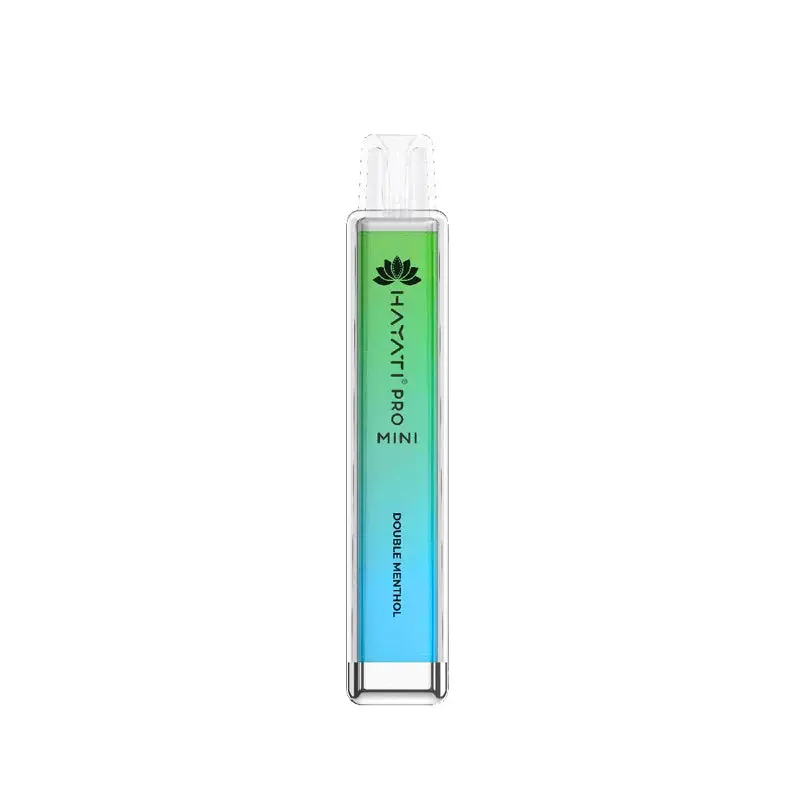 Double Menthol Hayati Crystal Pro Max Mini Disposable Vape