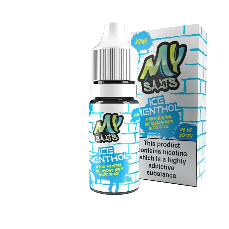 Ice Menthol by My Salts Nic Salt E-Liquid 10ml