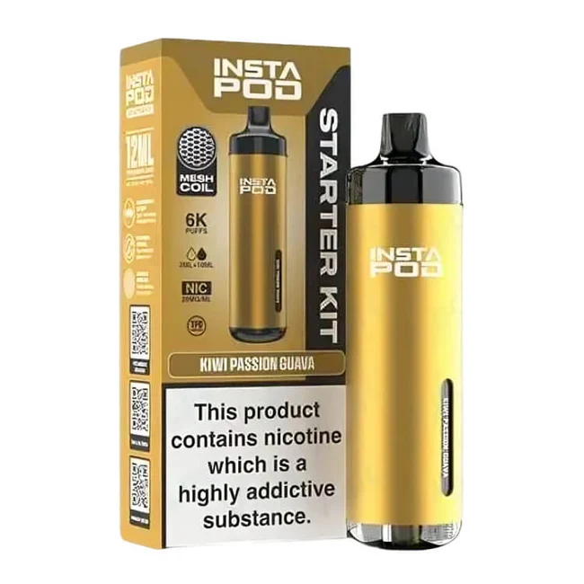 Kiwi Passion Guava Instafill Insta Pod Prefilled Vape Kit