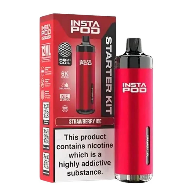 Strawberry Ice Instafill Insta Pod Prefilled Vape Kit