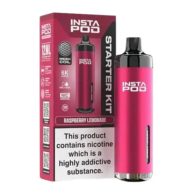 Raspberry Lemonade Instafill Insta Pod Prefilled Vape Kit