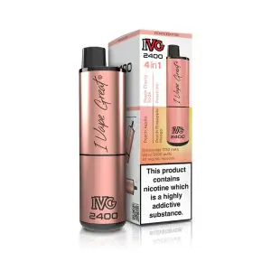 Peach Edition IVG Bar Crystal 2400 Disposable Vape