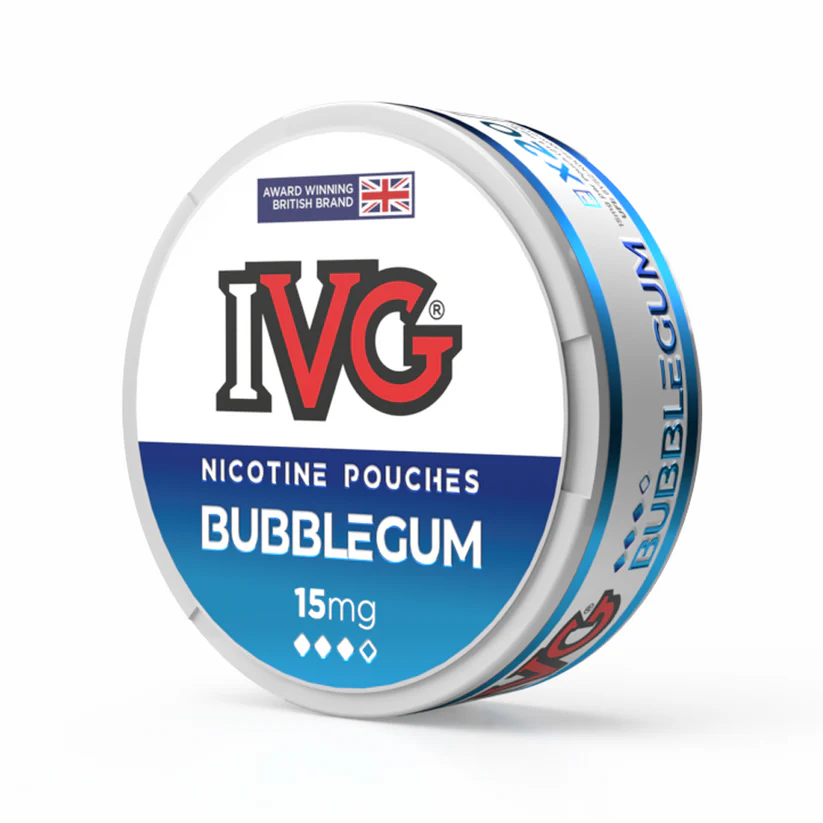  Bubblegum Nicotine Pouches by IVG