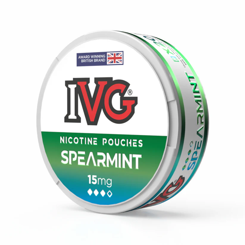  Spearmint Nicotine Pouches by IVG