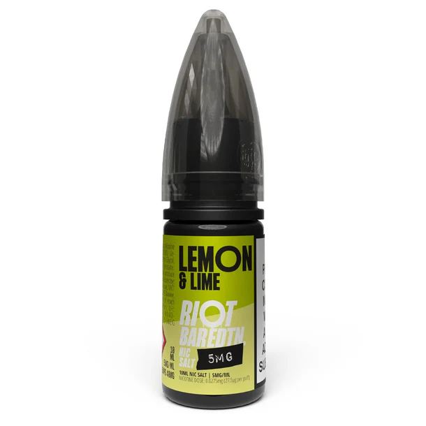 Lemon & Lime Bar EDTN By Riot Squad Nic Salt E-Liquid 10ml