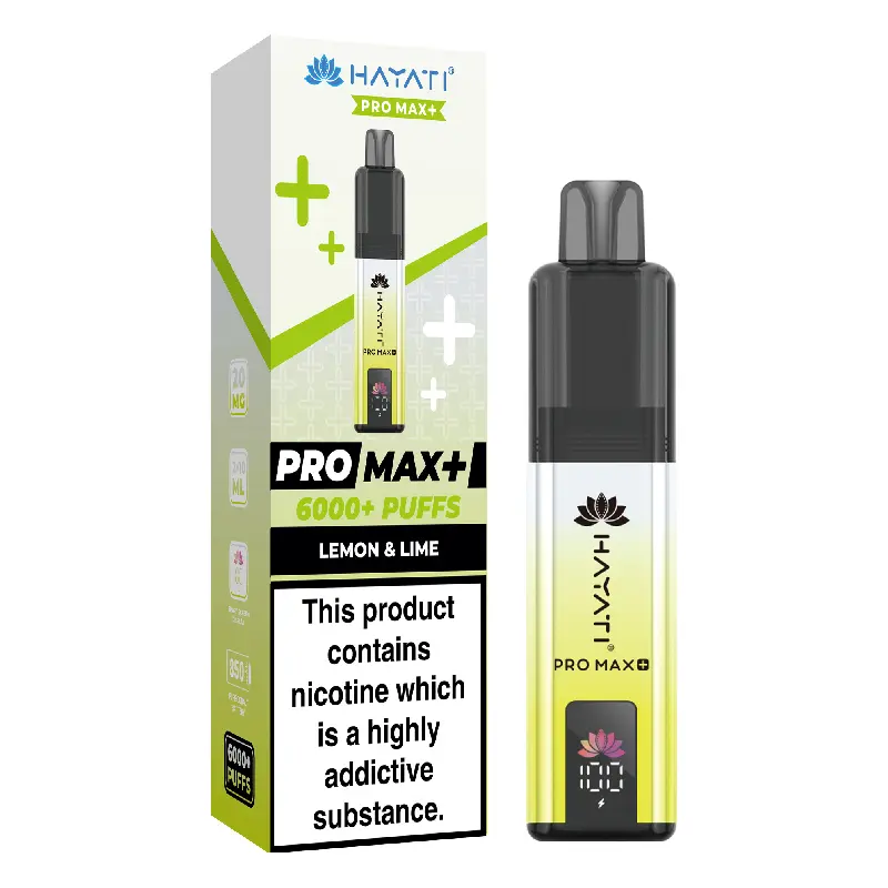 Lemon & Lime Hayati Pro Max Plus 6K Prefilled Pod Vape Kit