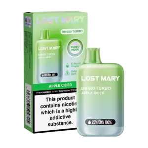 Apple Cider Lost Mary BM600 Turbo Disposable Vape Kit