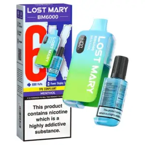 Menthol Lost Mary BM6000 Disposable Vape Kit 20mg