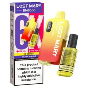 Triple Mango Lost Mary BM6000 Disposable Vape Kit 20mg