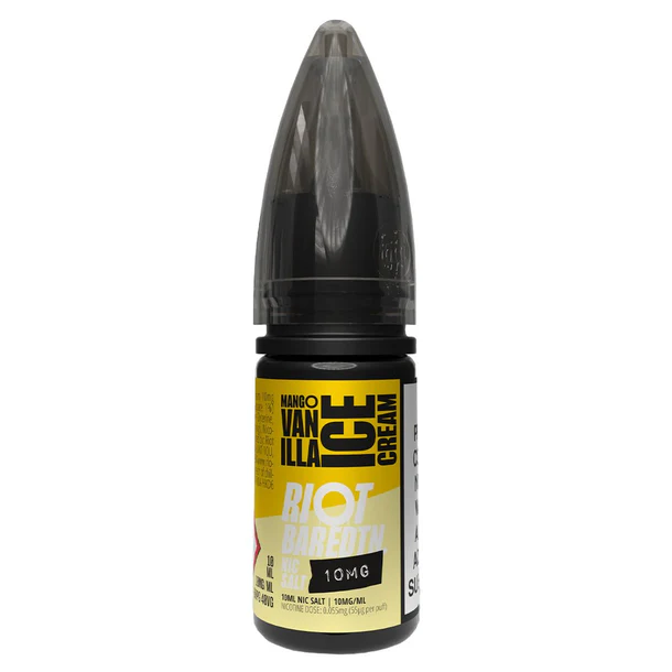 Mango Vanilla Ice Cream Bar EDTN By Riot Squad Nic Salt E-Liquid 10ml